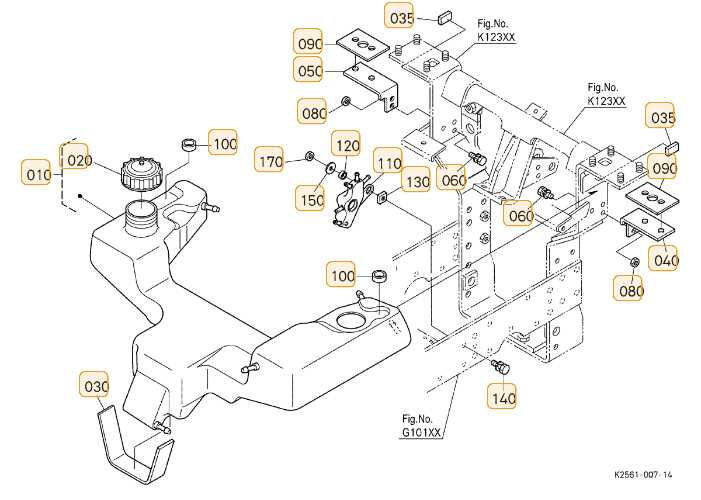 kubota bx2370 parts diagram