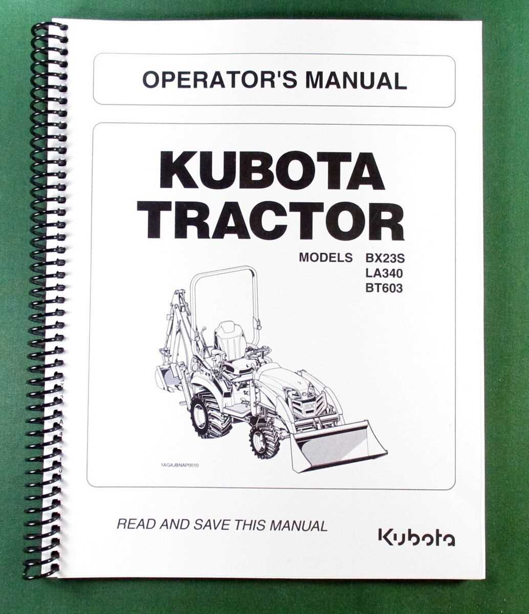 kubota bx23s parts diagram