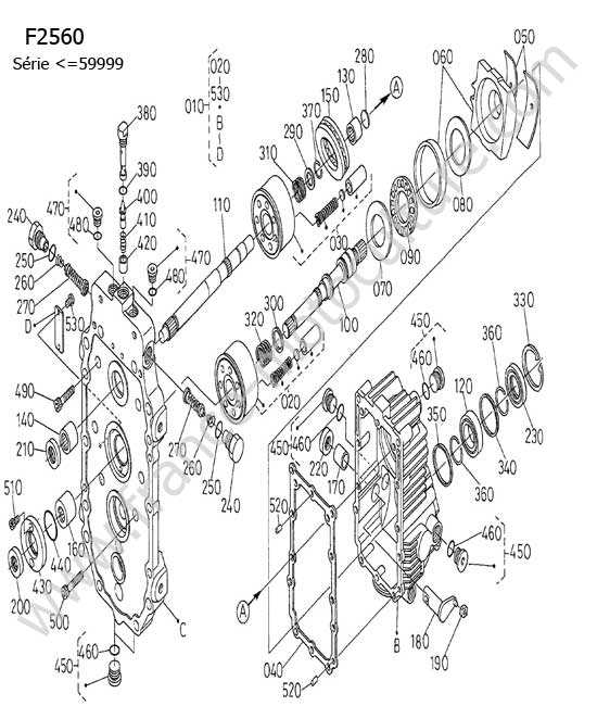 kubota f2560 parts diagram