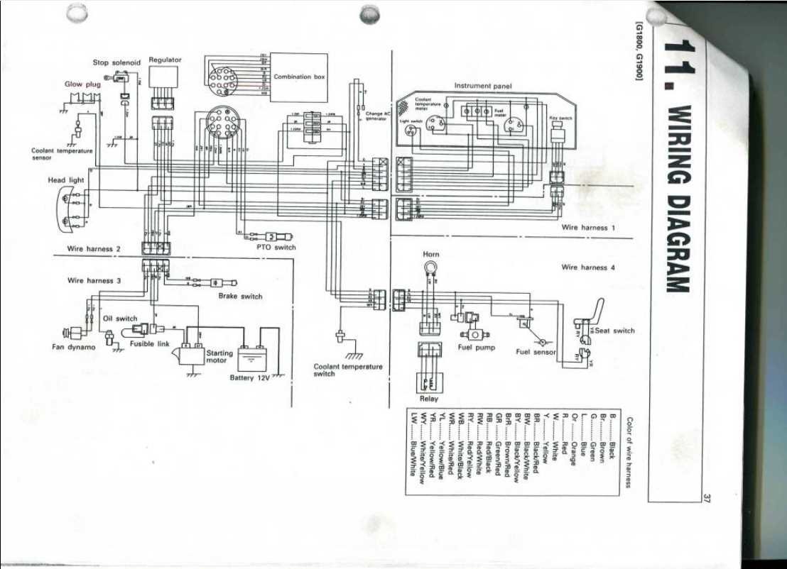 kubota gf1800 parts diagram