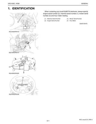 kubota gr2110 parts diagram