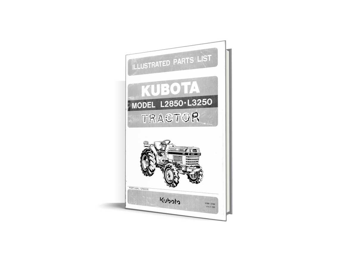 kubota l2850 parts diagram