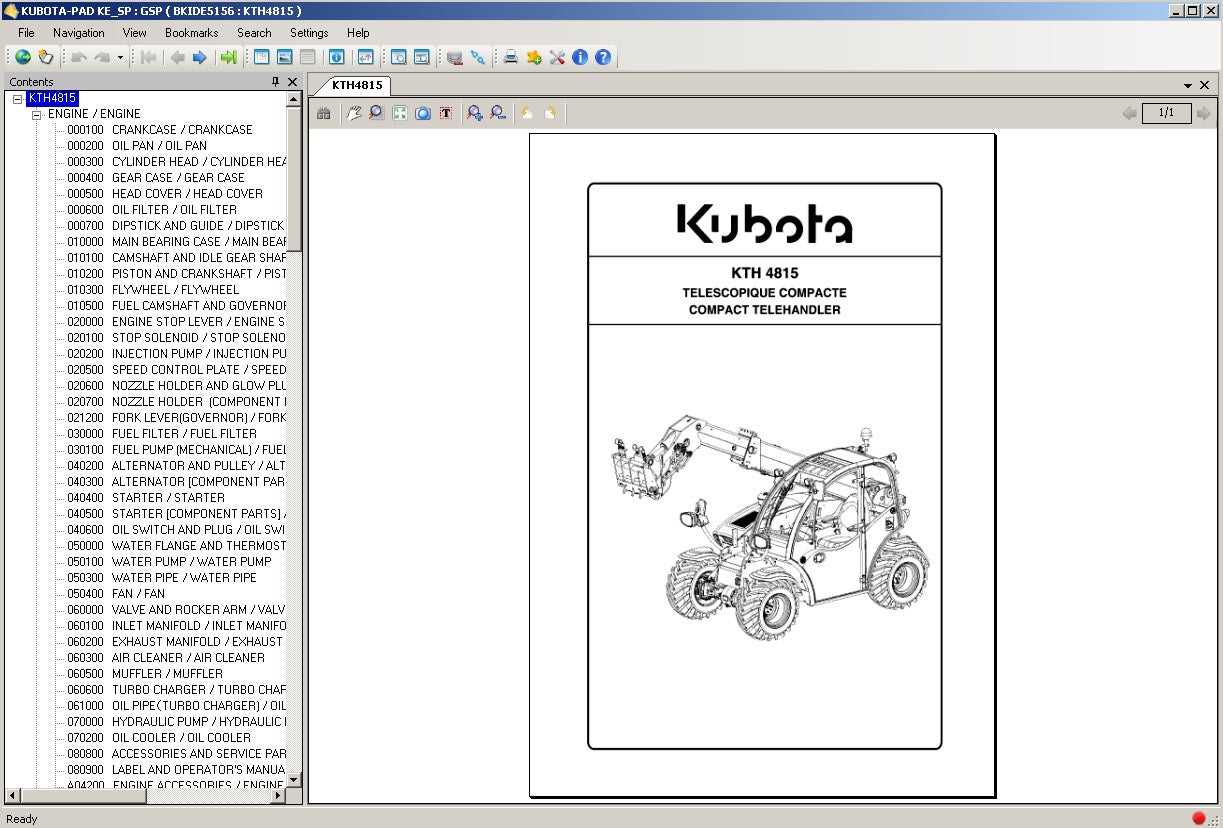 kubota l4150 parts diagram