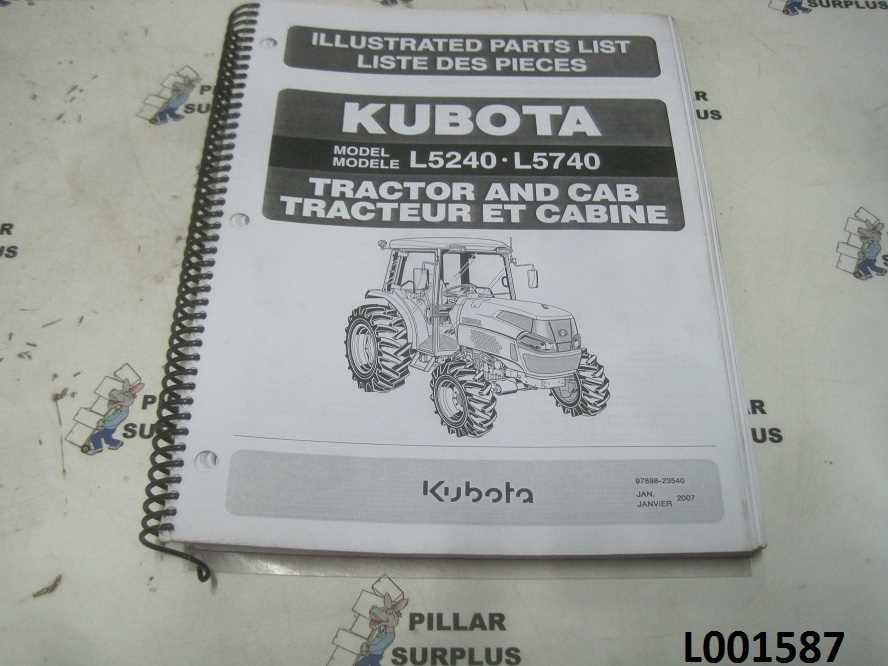 kubota l5740 parts diagram