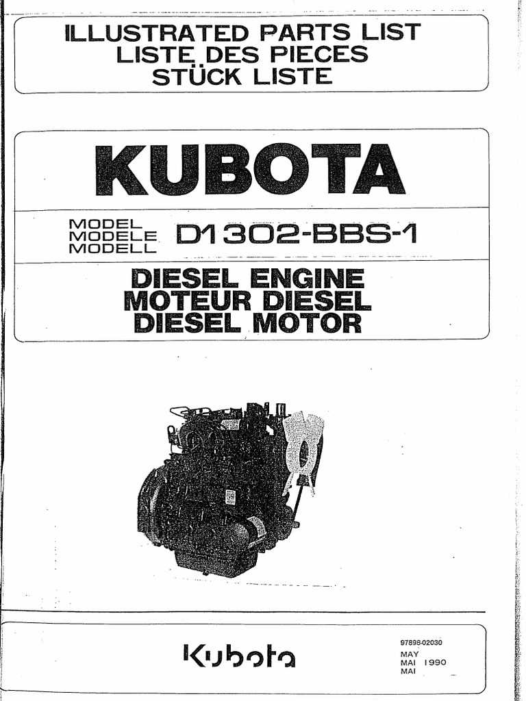 kubota parts diagram