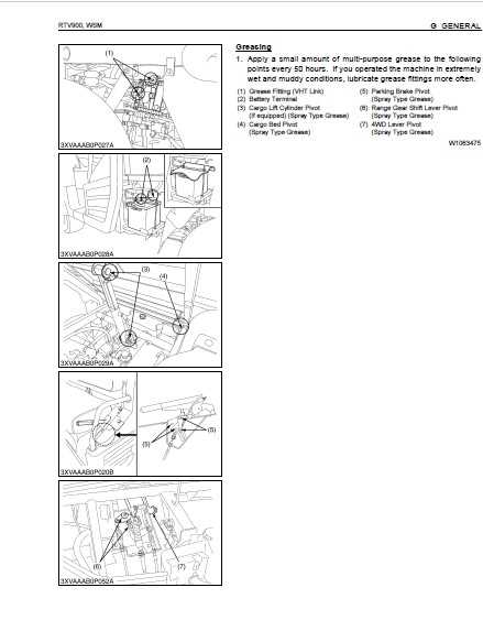 kubota rtv 900 rear axle parts diagram