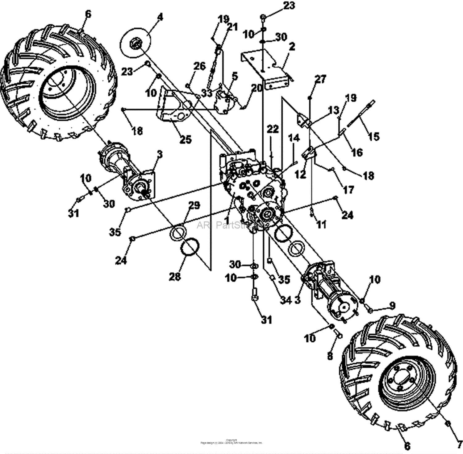 kubota rtv 900 rear axle parts diagram