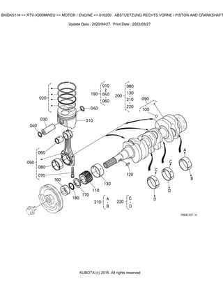 kubota rtv x900 parts diagram