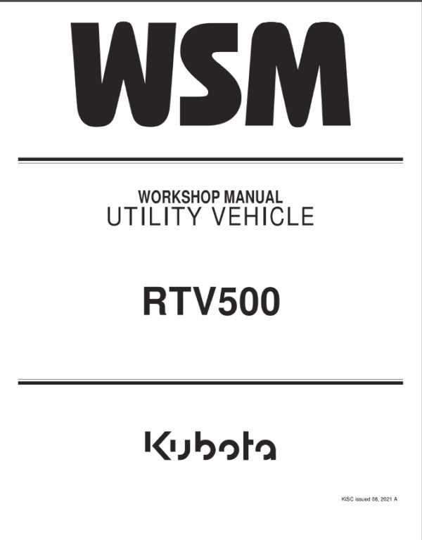 kubota rtv500 parts diagram