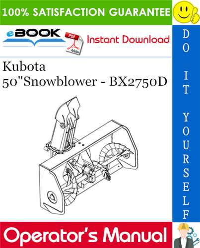 kubota snowblower parts diagram