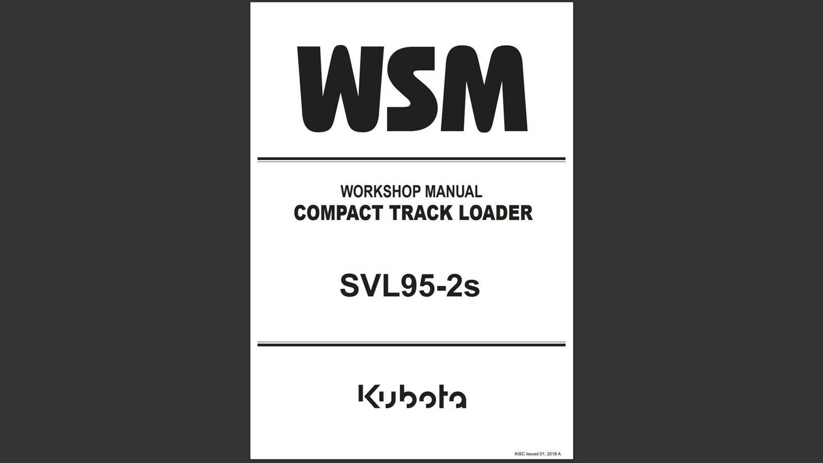 kubota svl95 2s parts diagram