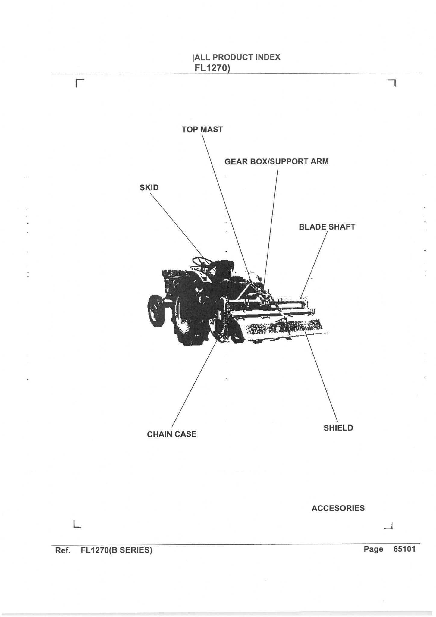 kubota tiller parts diagram