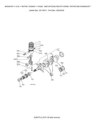 kubota u35 parts diagram