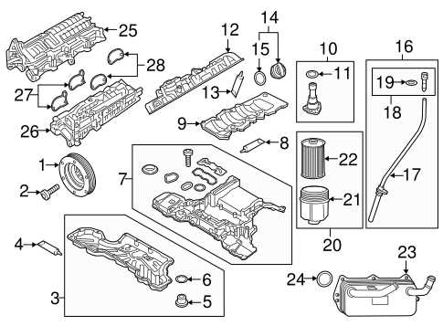 audi a4 engine parts diagram