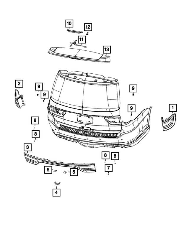 2013 dodge durango parts diagram