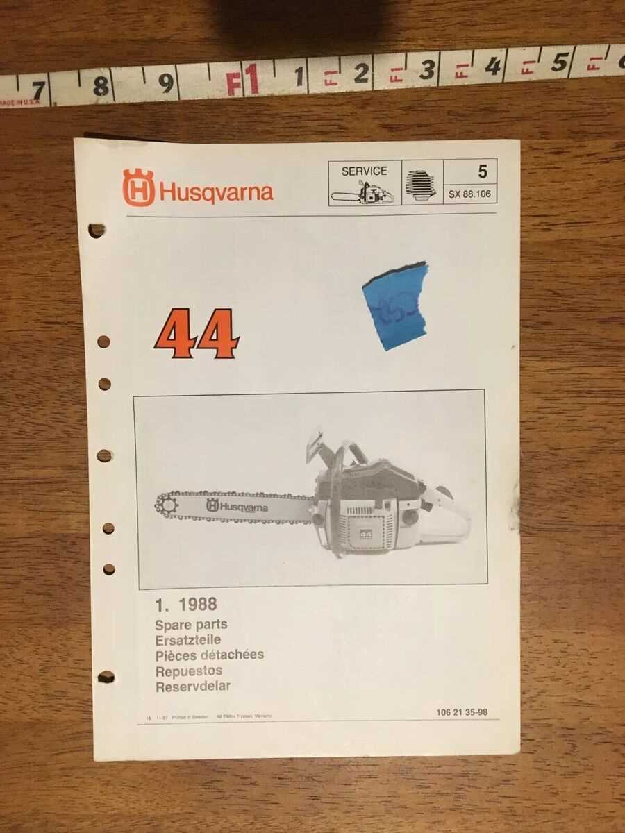 husqvarna 435 parts diagram