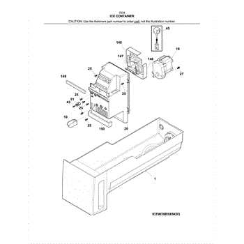 kenmore refrigerator model 253 parts diagram