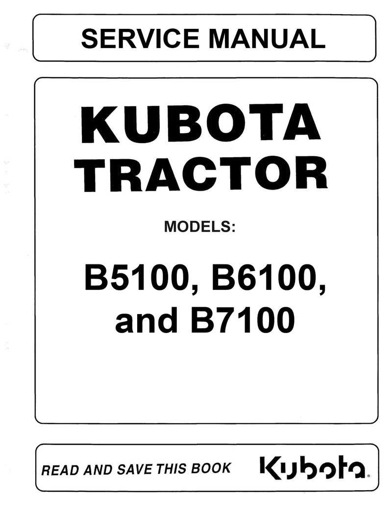 kubota b7100 parts diagram