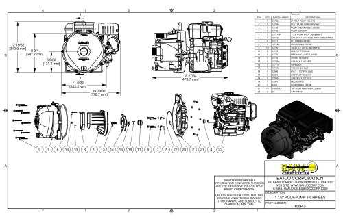 banjo pump parts diagram