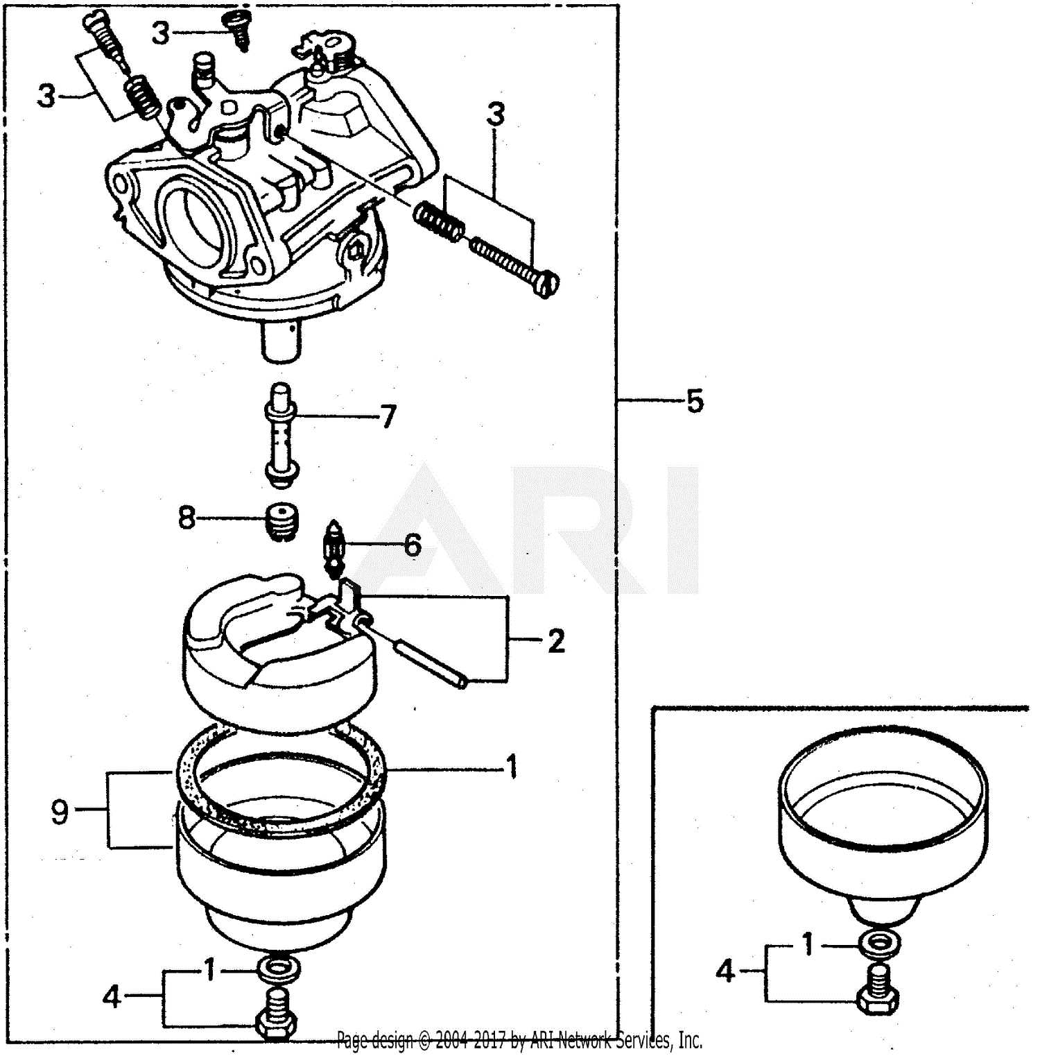 lawn mower carburetor parts diagram