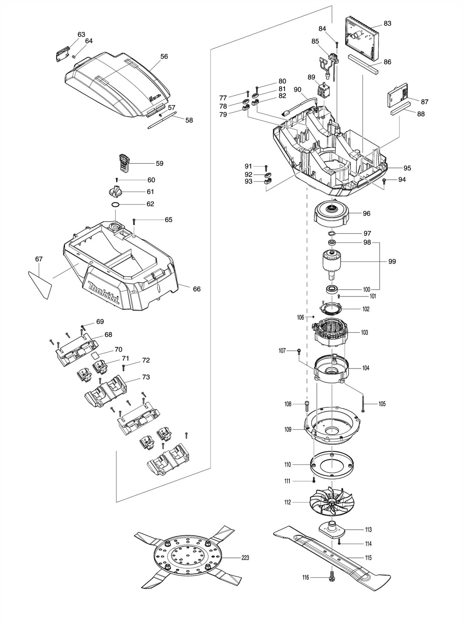 makita 9005b parts diagram