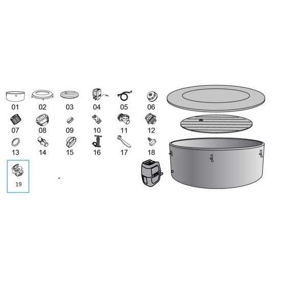 lay z spa parts diagram