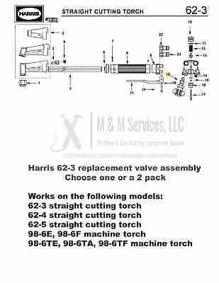 harris torch parts diagram