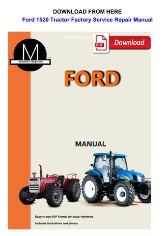 ford 1520 tractor parts diagram