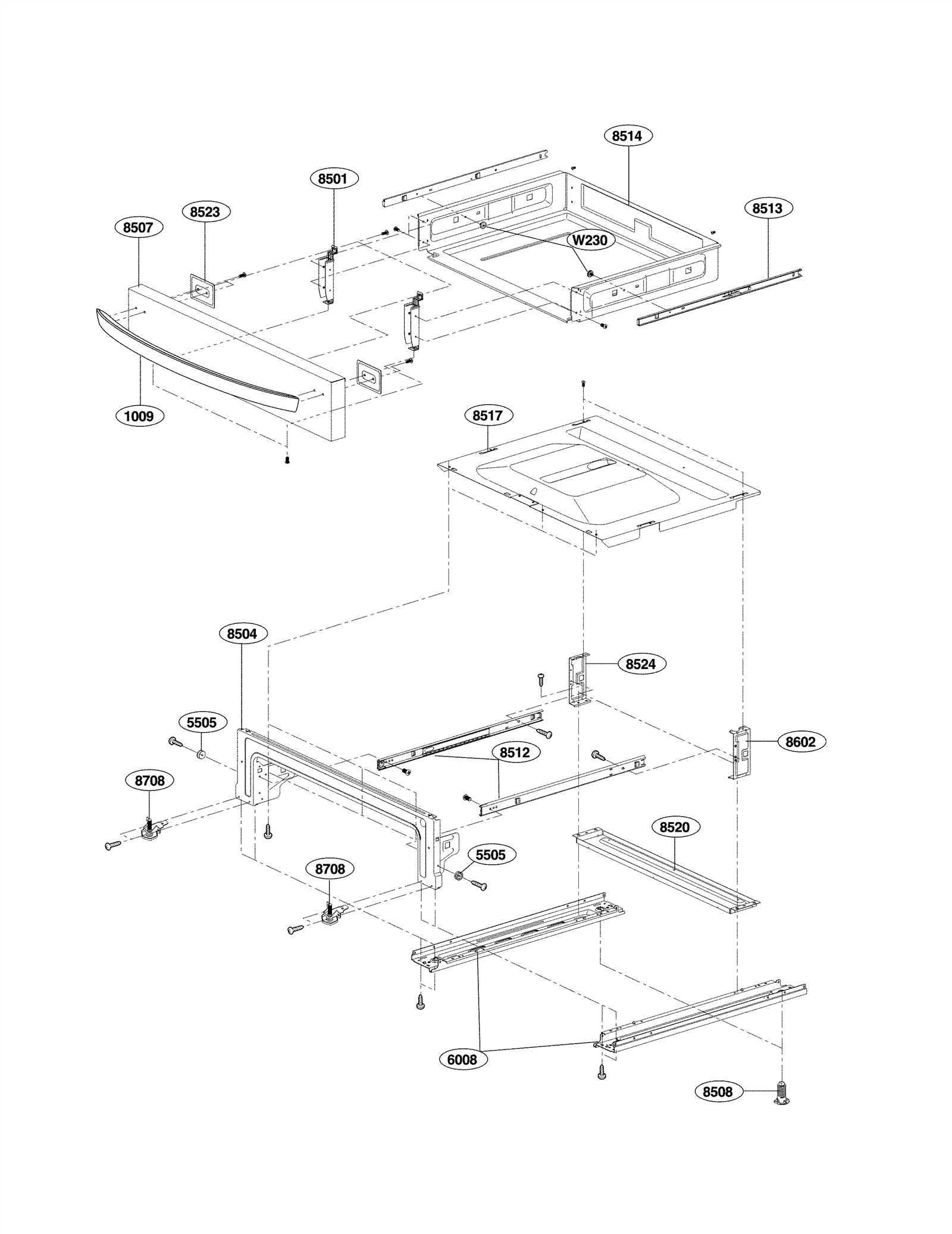 lg range parts diagram