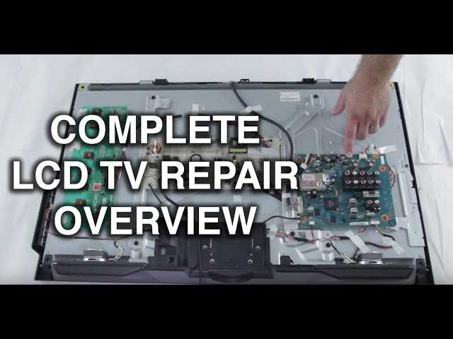 led tv parts diagram