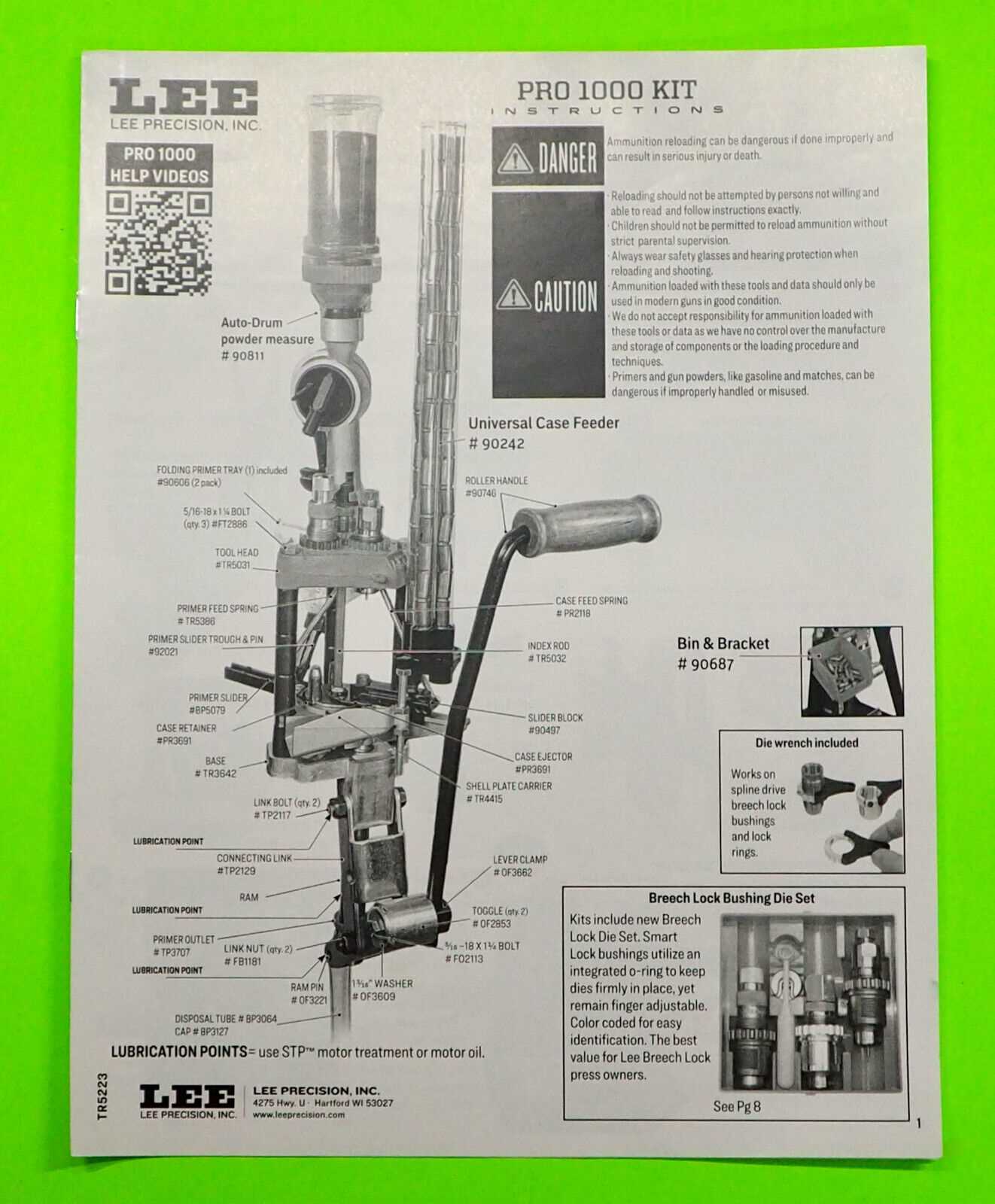 lee loadmaster parts diagram