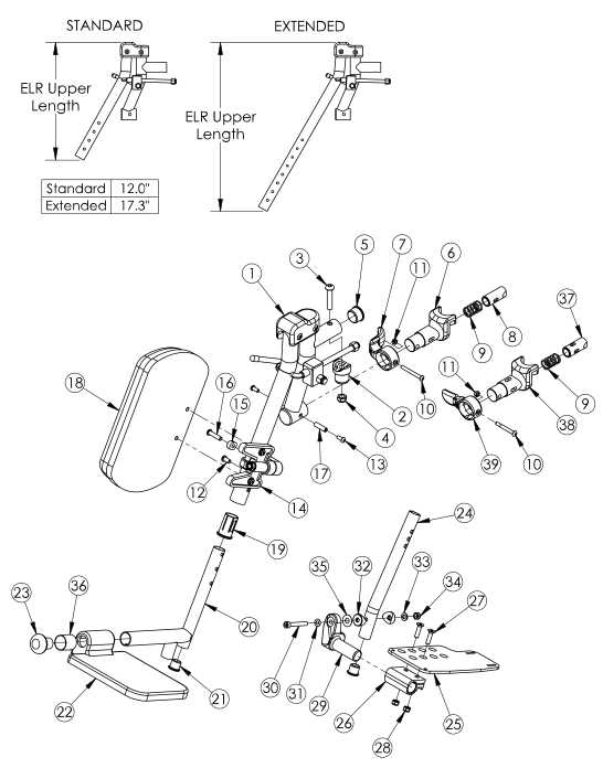 leg parts diagram