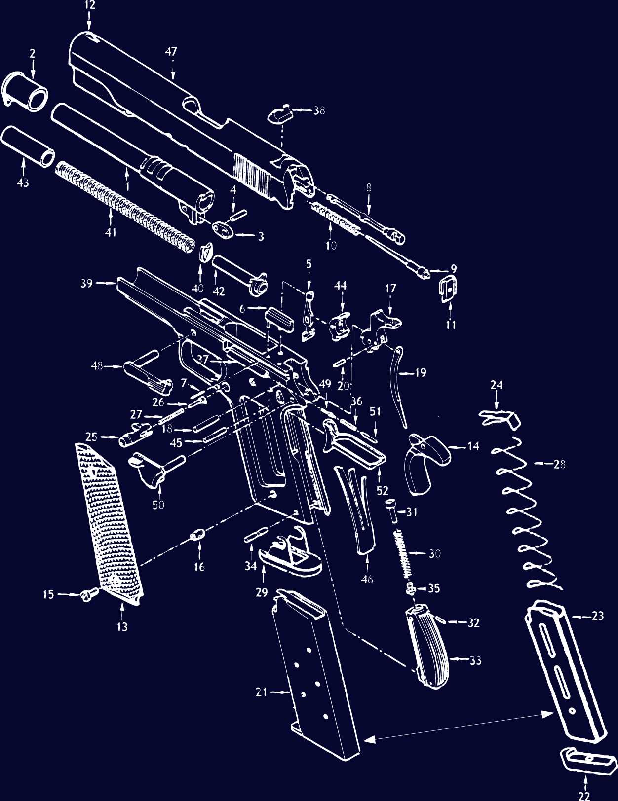 lever action henry rifle parts diagram