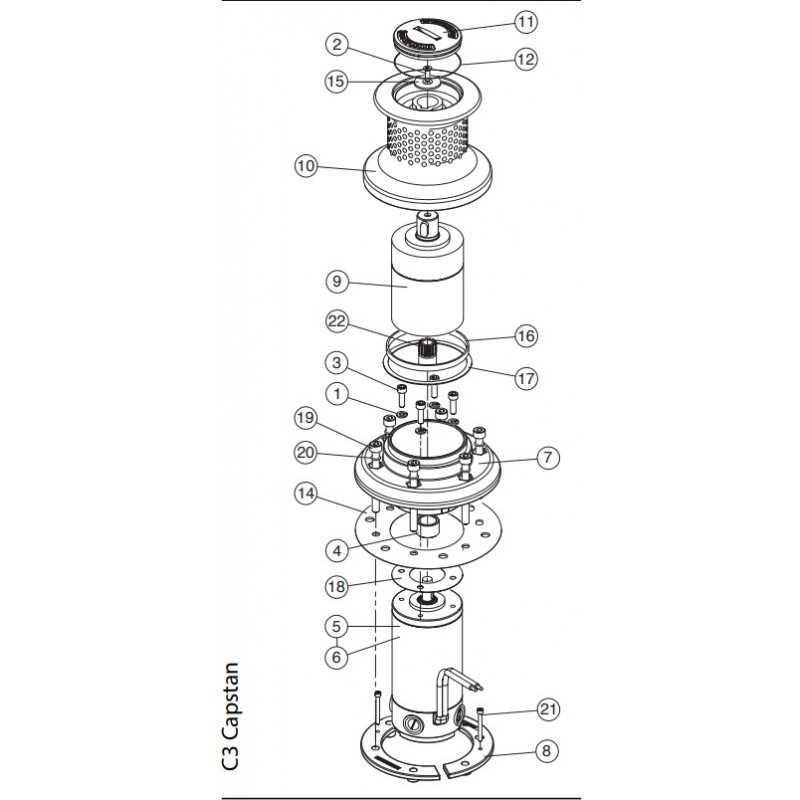 lewmar winch parts diagram