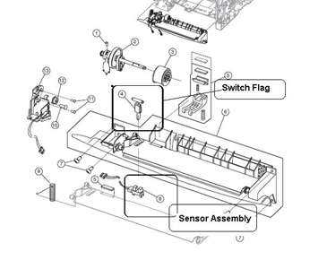 lexmark printer parts diagram