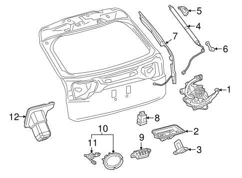 lexus rx 350 body parts diagram