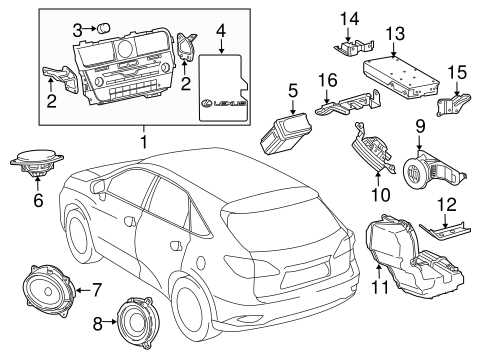 lexus rx450h parts diagram