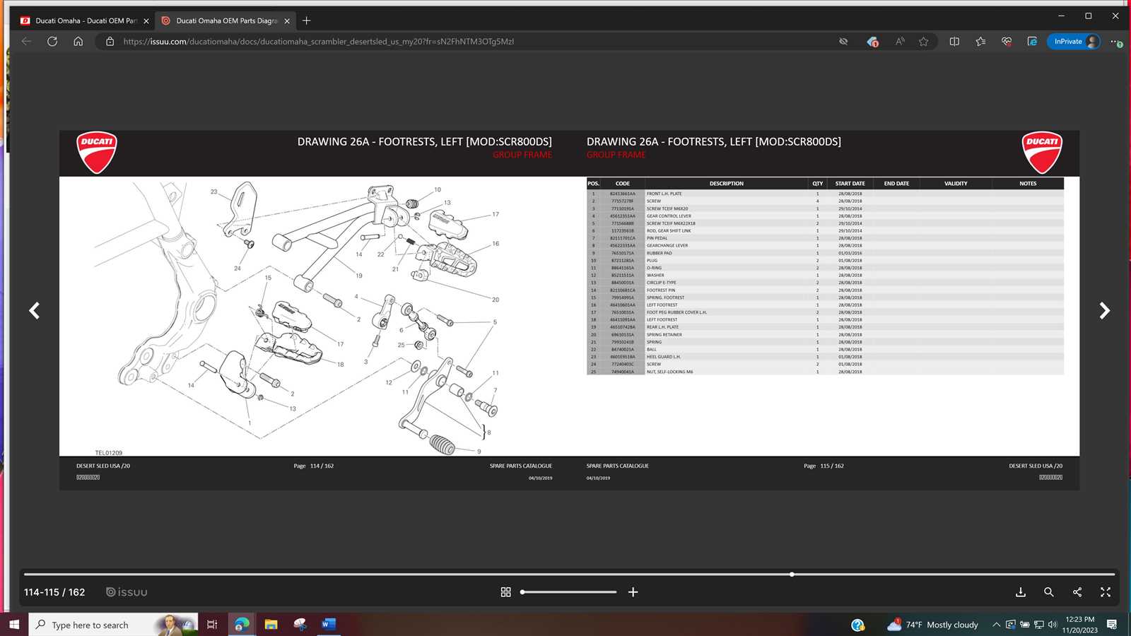 ducati oem parts diagram