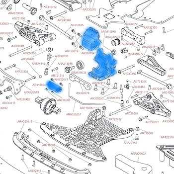 arrma mojave parts diagram