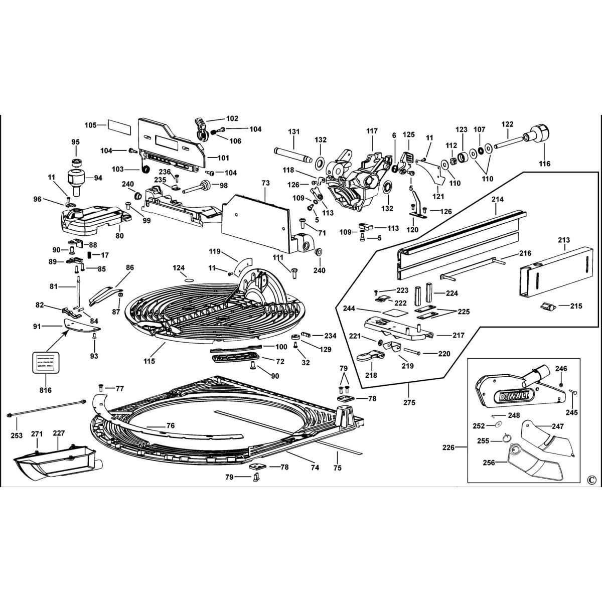 dw706 parts diagram