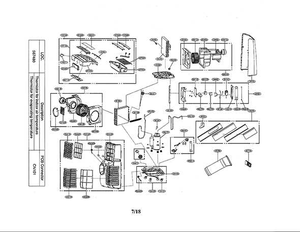 lg air conditioner parts diagram