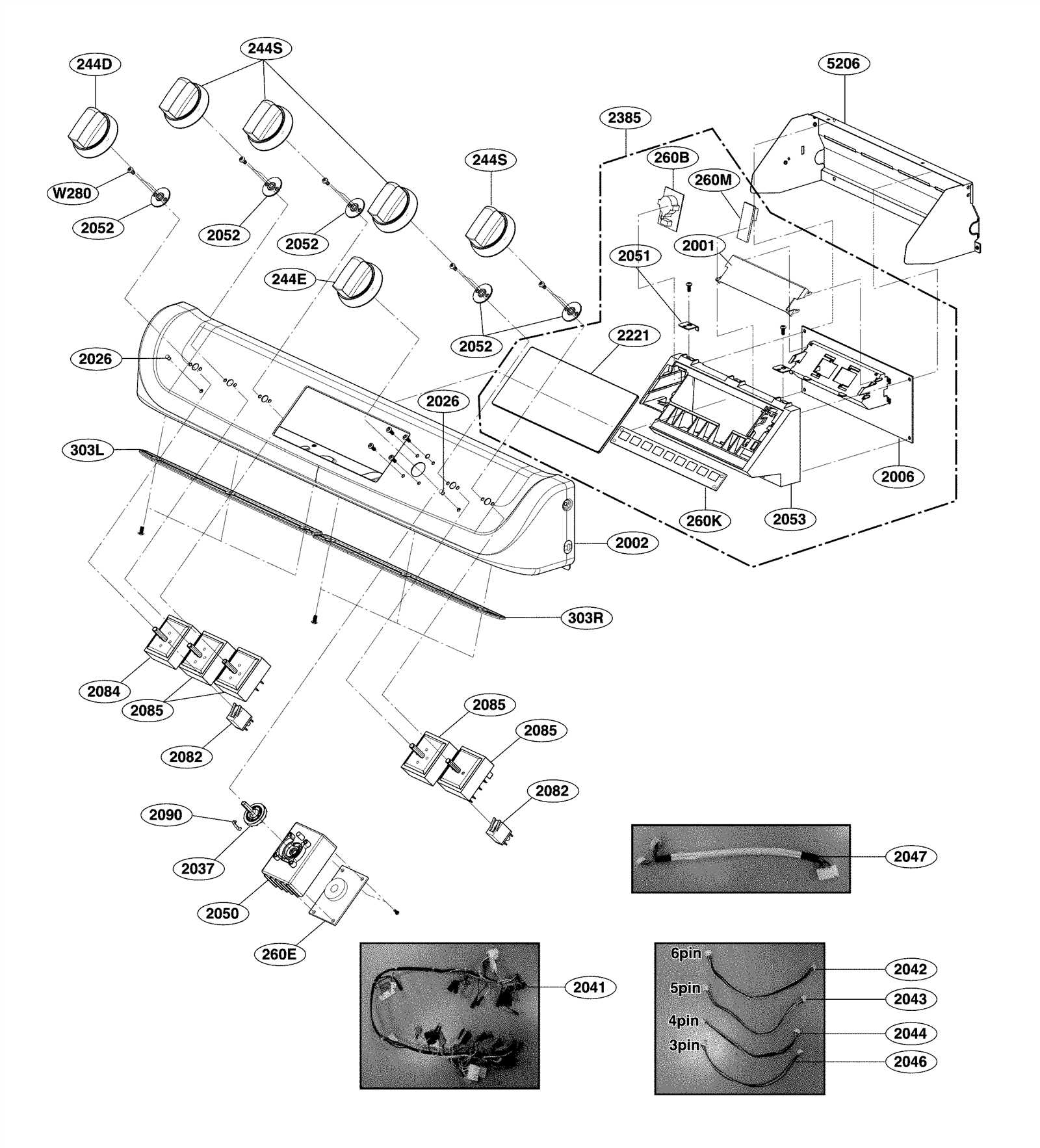 lg gas dryer parts diagram