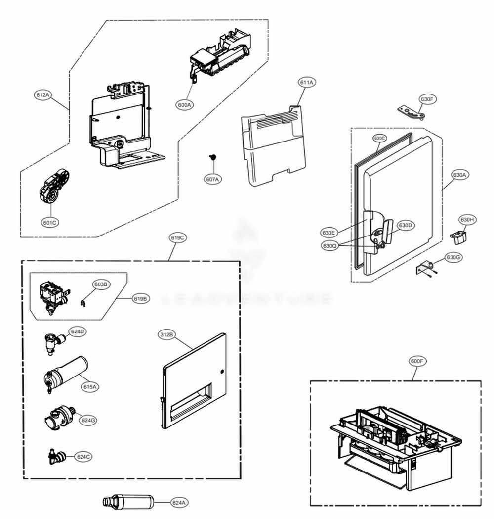 lg mini split parts diagram