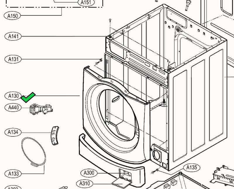 lg top load washer parts diagram