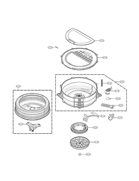 lg top load washing machine parts diagram