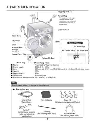 lg top load washing machine parts diagram