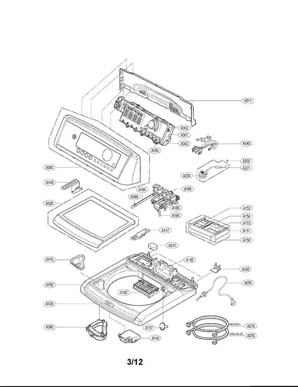 lg washer parts diagram