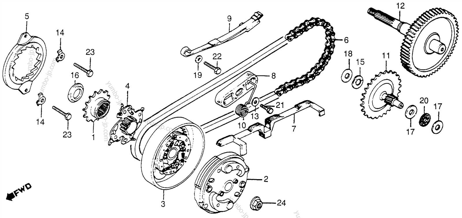 honda nc50 parts diagram