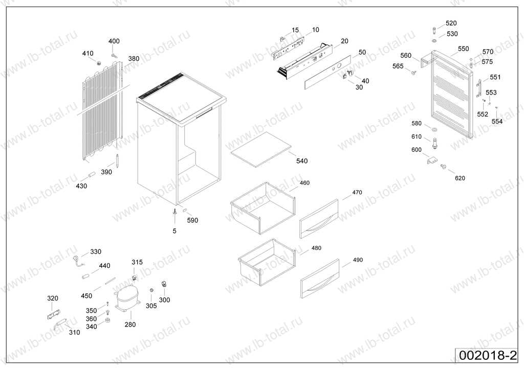 liebherr refrigerator parts diagram