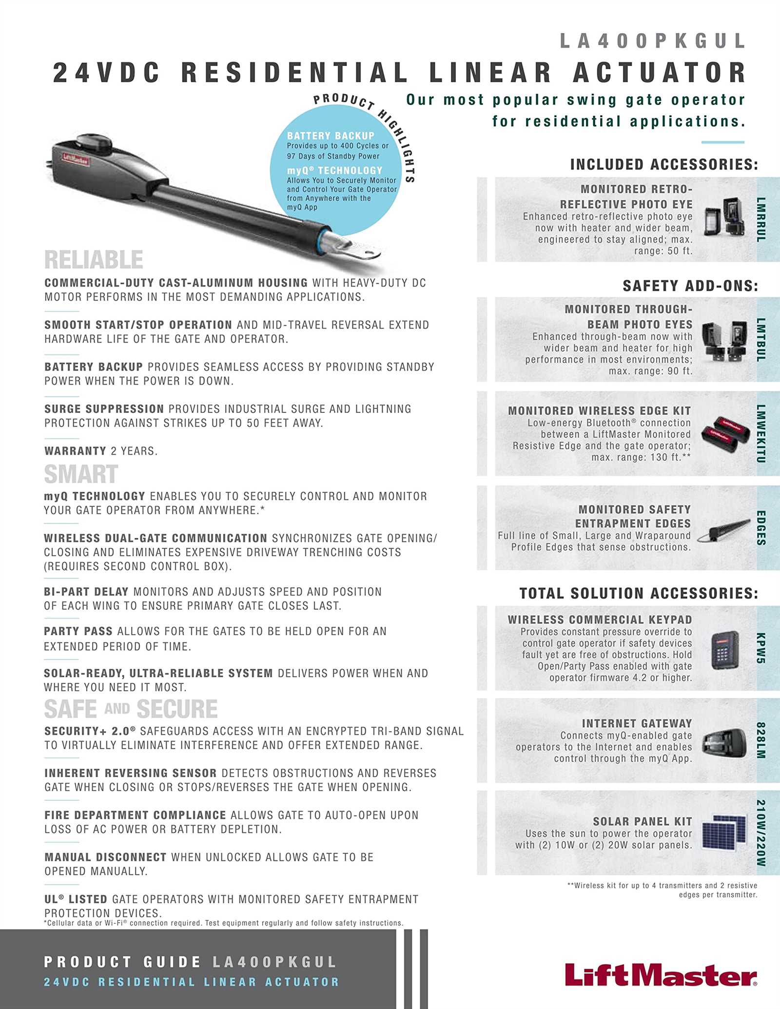 liftmaster la400 parts diagram